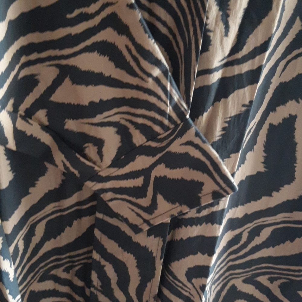 Ganni Zebra Print Cotton Dress - Picture 7 of 14